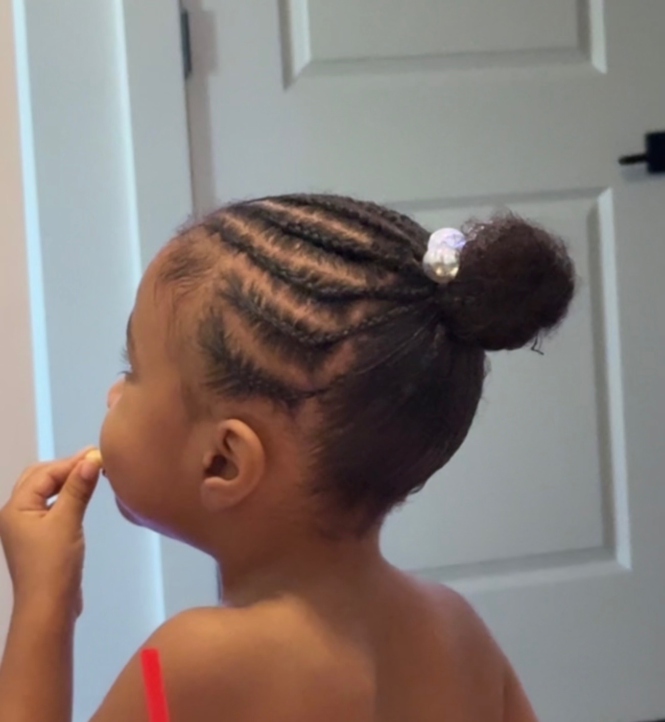 Sleek ponytail style